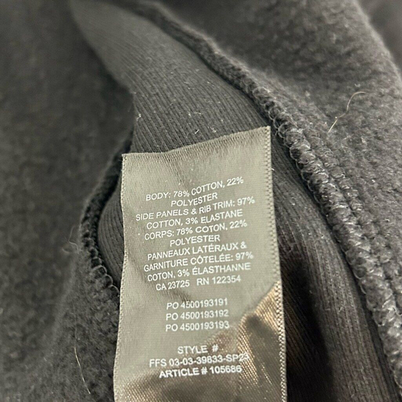 TNA Sweatfleece Cozy fleece Sweater women’s large black snug fit - Picture 11 of 11